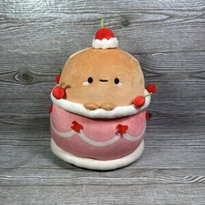 Smoko Tayto Potato Pink Birthday Cake Plush Stuffed Animal 12” NWOT